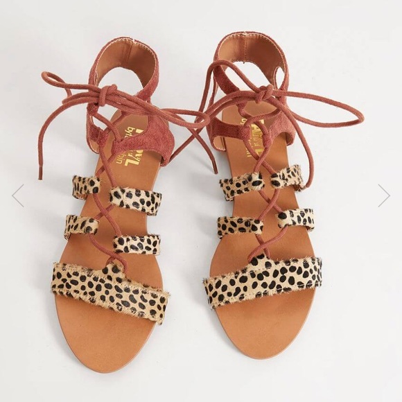 Buckle Shoes - HPx2🎉NWT Cheetah Gladiator Sandals